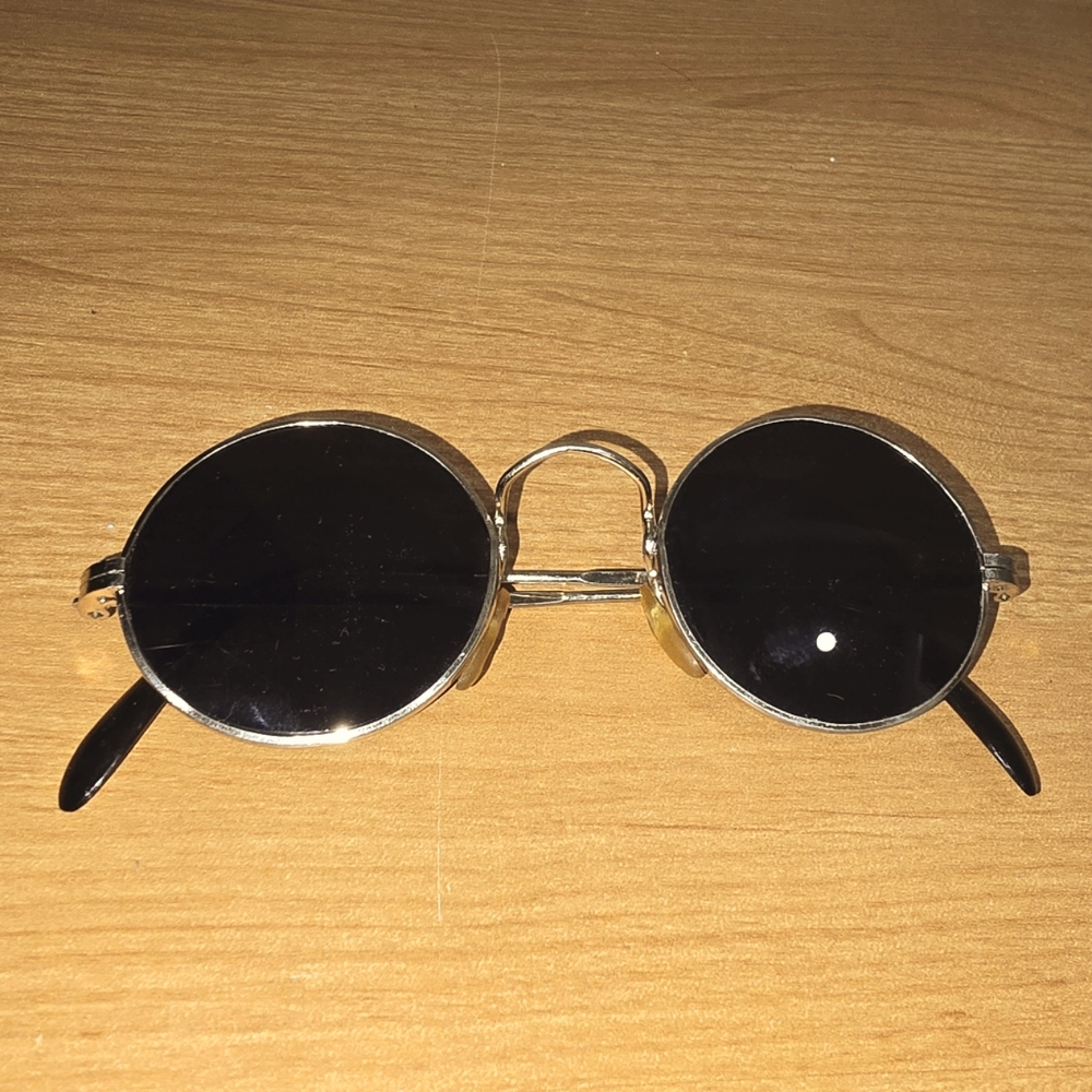 Vintage Hippie golden sunglasses